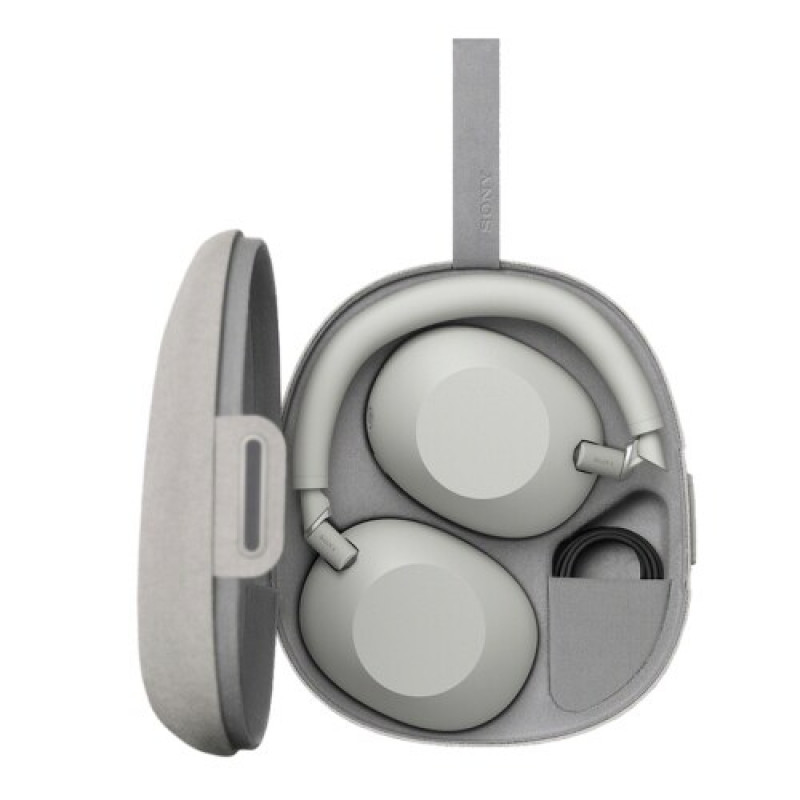 Sony WH-1000XM6 ασύρματα ακουστικά με ακύρωση θορύβου, Bluetooth, πλατινένιο ασημί, κατεστραμμένη συσκευασία