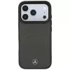Mercedes Mer008914 θήκη για iPhone 18 Pro Max / 17 Pro Max, Leather Mesh with Bow Line, MagSafe, ανθρακί