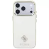 Guess GUE005532 θήκη για iPhone 18 Pro / 17 Pro, Saffiano Small 4G & Classic Logo, MagSafe, μπεζ