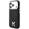 Karl Lagerfeld KF003257 Grained Embossed Ring & Kameo Logo θήκη MagSafe για iPhone 18 Pro / 17 Pro, μαύρη