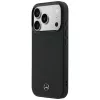 Mercedes Mer008871 Leather Mesh with Bow Line θήκη MagSafe για iPhone 18 Pro / 17 Pro, μαύρη