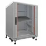 IT-BUDGET καμπίνα δικτύου 19 ιντσών SRK 90ITB19SRK1266GG, 12 U, 600x600 mm, ανοιχτό γκρι