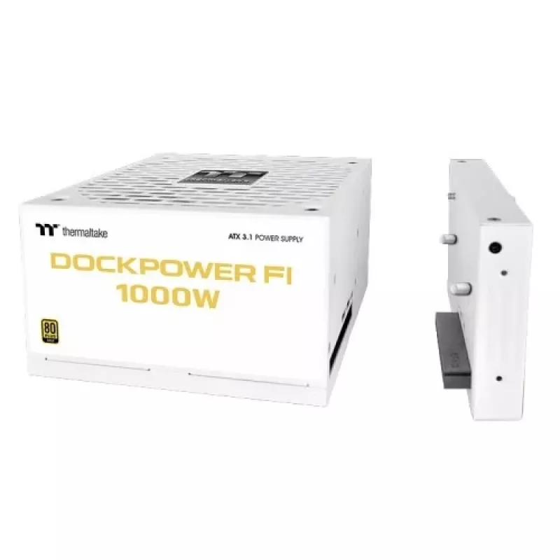 Thermaltake Dockpower FI 1000W τροφοδοτικό υπολογιστή, 80 PLUS Gold, λευκό