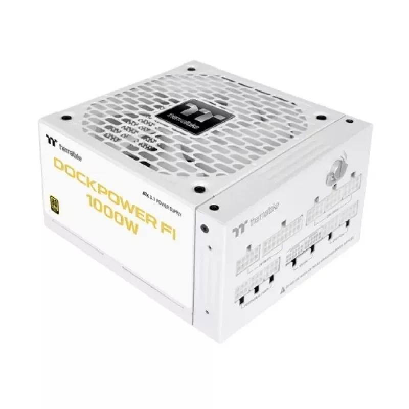 Thermaltake Dockpower FI 1000W τροφοδοτικό υπολογιστή, 80 PLUS Gold, λευκό
