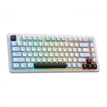 ONIKUMA MT501 πληκτρολόγιο για παίκτες, 75%, λευκό