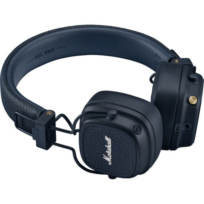 Marshall Major V ασύρματα ακουστικά, Bluetooth 5.3, Midnight Blue