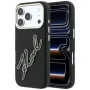 Θήκη Karl Lagerfeld KF003311 Smooth Big Resin Signature Logo για iPhone 18 Pro / 17 Pro, μαύρη