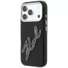 Θήκη Karl Lagerfeld KF003311 Smooth Big Resin Signature Logo για iPhone 18 Pro / 17 Pro, μαύρη
