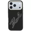 Θήκη Karl Lagerfeld KF003311 Smooth Big Resin Signature Logo για iPhone 18 Pro / 17 Pro, μαύρη