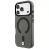 Θήκη BMW Sign Frosted IML & Metal Logo MagSafe για iPhone 18 Pro Max / 17 Pro Max, γκρι