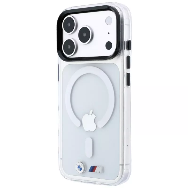 Θήκη BMW M IML Glossy Metal Logo & Trims MagSafe για iPhone 18 Pro Max / 17 Pro Max, διαφανής
