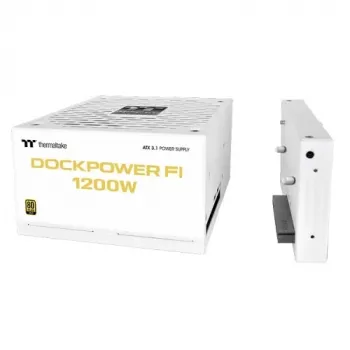 Thermaltake TT Dockpower FI 1200W Snow τροφοδοτικό, 1200 W, 80 PLUS Gold, αρθρωτό, λευκό