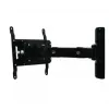 B-Tech BT7514/PB επιτοίχια βάση για επίπεδες οθόνες με έναν βραχίονα (VESA 200), μαύρο πιάνου
