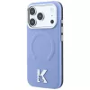 Karl Lagerfeld KF003259 Grained Embossed Ring & Kameo Logo MagSafe θήκη για iPhone 18 Pro / 17 Pro, ανοιχτό μπλε