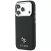 Θήκη Guess Saffiano Small 4G & Classic Logo MagSafe για iPhone 18 Pro / 17 Pro, μαύρη