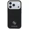 Θήκη Guess Saffiano Small 4G & Classic Logo MagSafe για iPhone 18 Pro / 17 Pro, μαύρη