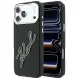 Karl Lagerfeld KF003312 Smooth Big Resin Signature Logo θήκη για iPhone 18 Pro Max / 17 Pro Max, μαύρη