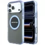 Mercedes AMG00121 AMG IML Transparent Bicolor Block MagSafe θήκη για iPhone 18 Pro Max / 17 Pro Max, μαύρη/μπλε