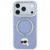 Karl Lagerfeld KF003237 with Ring Stand 360 Karl Head Pin MagSafe θήκη για iPhone 18 Pro / 17 Pro, γαλάζια