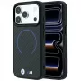 BMW M Kevlar Blue Print Ring MetalLogo MagSafe θήκη για iPhone 18 Pro / 17 Pro, μαύρη