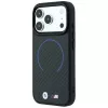 BMW M Kevlar Blue Print Ring MetalLogo MagSafe θήκη για iPhone 18 Pro / 17 Pro, μαύρη