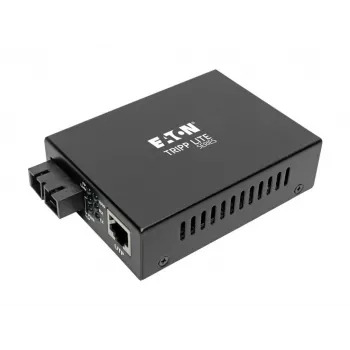 Tripp Lite N785-INT-SC-SM μετατροπέας μέσων Gigabit από οπτική ίνα μονού τρόπου σε Ethernet, 10/100/1000, SC, 1310 nm, 20 km