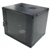 LogiLink W12F64B επιτοίχιο ερμάριο διακομιστή 48,30 cm (19″), μονοκόμματο, 12 U, μαύρο-γκρι (RAL7021), χάλυβας 1,2 mm, μη συναρμολογημένο
