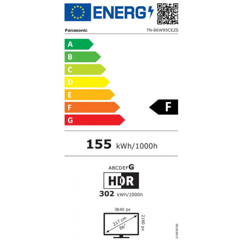Panasonic TN-86W95CEZS Smart τηλεόραση 4K Ultra HD Mini-LED, Google TV