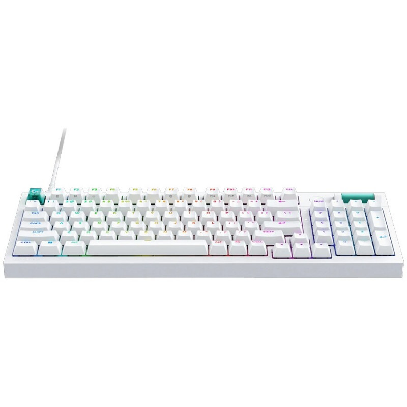 Logitech G316 X 75 μηχανικό πληκτρολόγιο gaming, απτικοί διακόπτες, λευκό, US International