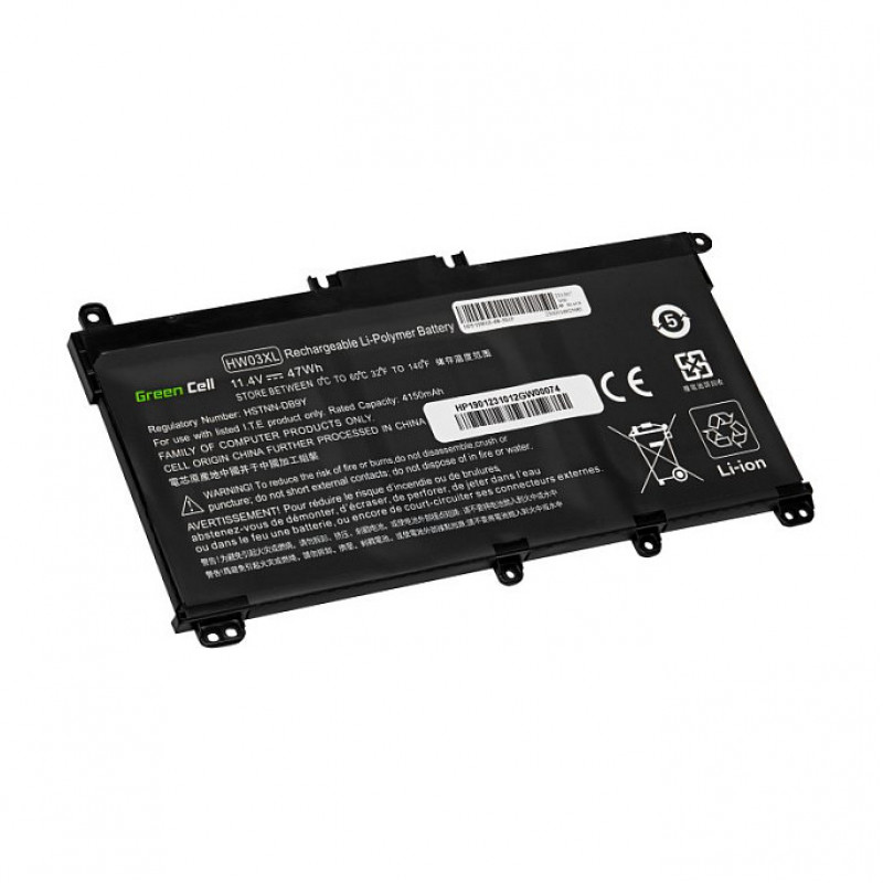Green Cell GC-HP190 μπαταρία φορητού υπολογιστή για HP, 11,4 V, 4150 mAh