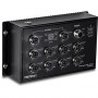 TRENDnet TI-XPG102 βιομηχανικός μεταγωγέας, EN50155, M12, Gigabit PoE+, σιδηροδρομικός, 10 θυρών