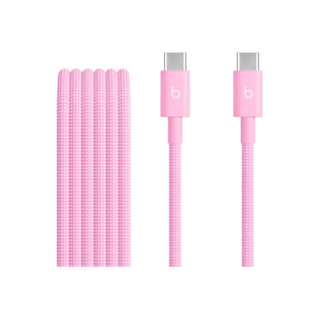 Apple πλεκτό καλώδιο USB-C σε USB-C, 1,5 m, ροζ