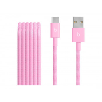 Apple πλεκτό καλώδιο USB-A σε USB-C, 1,5 m, ροζ