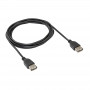 Akyga AK-USB-06 καλώδιο USB 2.0, USB-A (θηλυκό) / USB-A (θηλυκό), 1,8 m, μαύρο