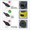Akyga AK-PD-10 καλώδιο φόρτισης USB για Philips OneBlade, 1,8 m