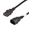 Akyga AK-PC-111A CCA καλώδιο προέκτασης τροφοδοσίας, 3x0,5 mm², IEC C13 / IEC C14, 5 m, μαύρο