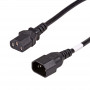 Akyga AK-PC-111A CCA καλώδιο προέκτασης τροφοδοσίας, 3x0,5 mm², IEC C13 / IEC C14, 5 m, μαύρο