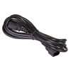 Akyga AK-PC-111A CCA καλώδιο προέκτασης τροφοδοσίας, 3x0,5 mm², IEC C13 / IEC C14, 5 m, μαύρο