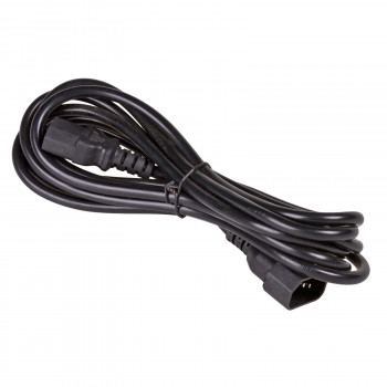 Akyga AK-PC-111A CCA καλώδιο προέκτασης τροφοδοσίας, 3x0,5 mm², IEC C13 / IEC C14, 5 m, μαύρο
