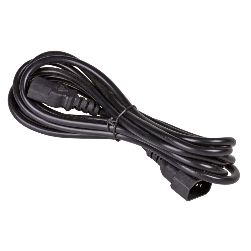 Akyga AK-PC-111A CCA καλώδιο προέκτασης τροφοδοσίας, 3x0,5 mm², IEC C13 / IEC C14, 5 m, μαύρο