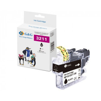 G&G φυσίγγιο μελανιού συμβατό με Brother LC-3211BK, μαύρο