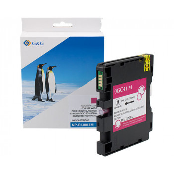 G&G μελάνι συμβατό με Ricoh GC41M / 405767, XL, ματζέντα