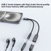 Equip 133470 αντάπτορας USB-C σε 3,5 mm 3 ακίδων με DAC, 0,12 m, μαύρος
