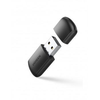 Εξωτερικός προσαρμογέας δικτύου USB Ugreen διπλής ζώνης, WiFi 11ac AC650, μαύρος (CM448)