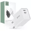 Tech-Protect C35W φορτιστής τοίχου 2 θυρών, PD 35 W, λευκός