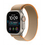 Apple Watch Ultra 4 GPS + Cellular 49 mm έξυπνο ρολόι, θήκη από φυσικό τιτάνιο, λουράκι Trail Loop σε χρώμα άμμου, S/M, MJAJ4QF/A