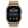 Apple Watch Ultra 4 GPS + Cellular 49 mm έξυπνο ρολόι, θήκη από φυσικό τιτάνιο, λουράκι Trail Loop σε χρώμα άμμου, S/M, MJAJ4QF/A