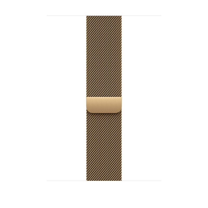 Apple Milanese Loop λουράκι ρολογιού MJNQ4ZM/A, 46 mm, M/L, Radiant Gold (χρυσό)