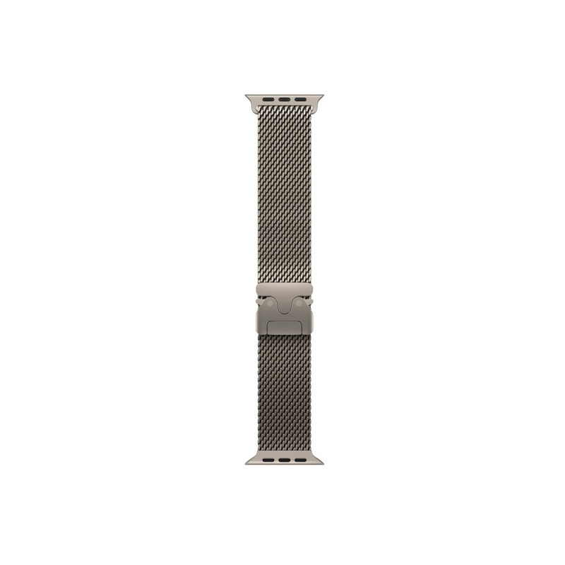 Apple MK0D4ZM/A λουράκι Milanese Loop από τιτάνιο για Apple Watch, 49 mm, φυσικό τιτάνιο, Medium