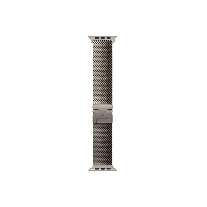 Apple MK0E4ZM/A λουράκι Milanese Loop από τιτάνιο για Apple Watch, 49 mm, φυσικό τιτάνιο, Large